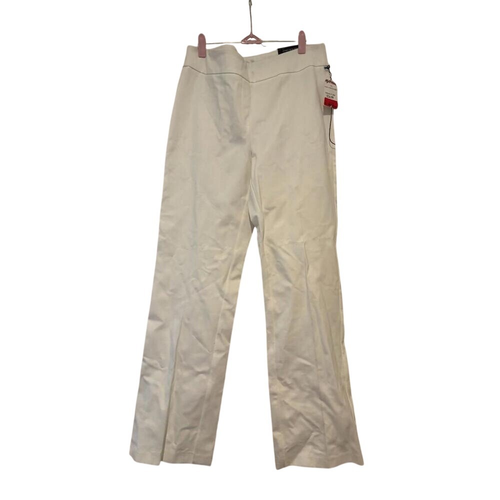 Womens white Jones of NY pants size XLarge lots of stretch wide leg NWTags #190